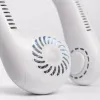 The white neck-mounted cold air blower is a portable cooling mini fan, a summer cooling wonder Application Scenario